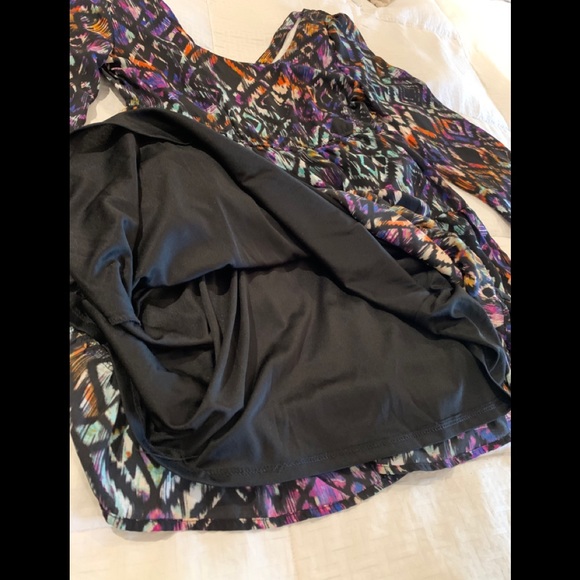 💫Socialite | Colorful Flirty and Fun Dress, Sz L - Picture 5 of 6